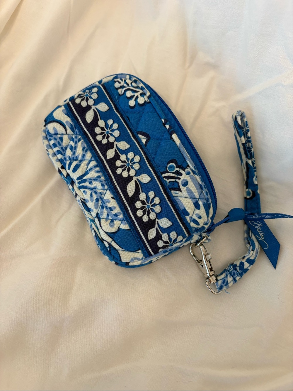 Vera Bradley Blue Wristlet